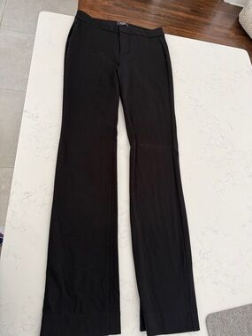 NYDJ Black Straight-Leg Dress Pants